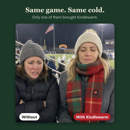 The Bonnie Plaid Heated Scarf